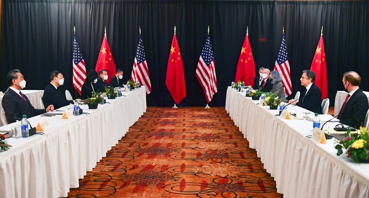 Reunión entre EEUU y China en Alaska, el pasado 18 de marzo.