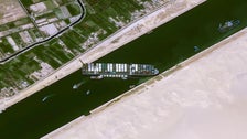 Giant Ship Ever Given Partially Refloated, But Still Stuck In Suez Canal Giant Ship Ever Given Partially Refloated, But Still Stuck In Suez Canal