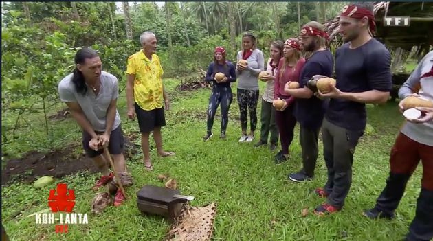 Capture d'écran de TF1 de l'épisode de Koh Lanta