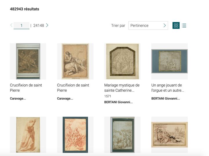 ルーブル美術館のコレクションがオンラインで閲覧可能に