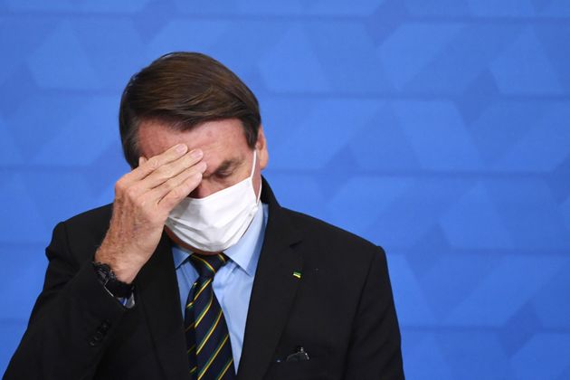 Bolsonaro s'exprimait le 25 mars 2021 sur les nouvelles mesures pour endiguer la propagation du Covid-19 au Brésil