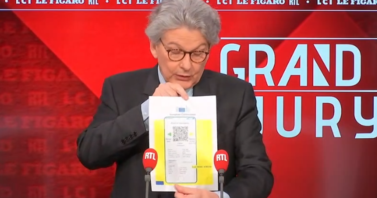 Le "certificat sanitaire" de l'UE dévoilé par Thierry ...