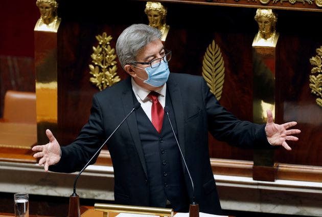 Jean-Luc Melenchon, à l'Assemblée nationale en octobre 2020