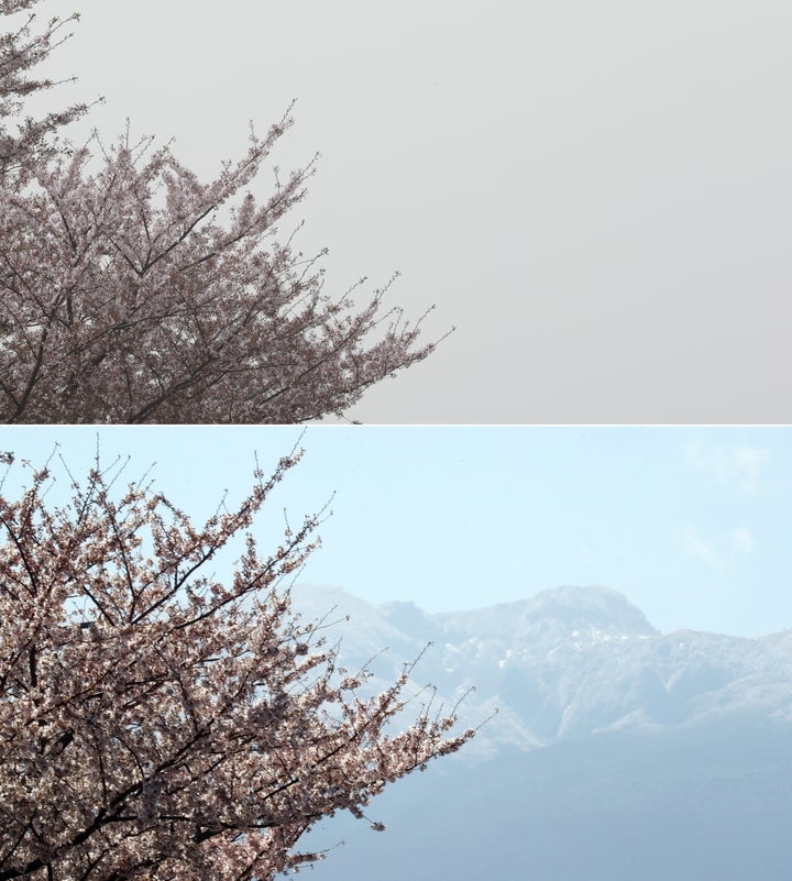 전국 황사 상황