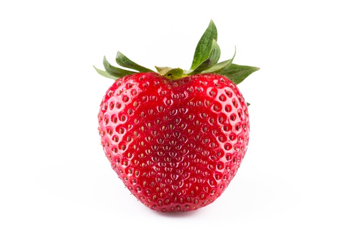 The pores on your nose can sometimes look a little more pronounced than you might like, reminding you of strawberry seeds.