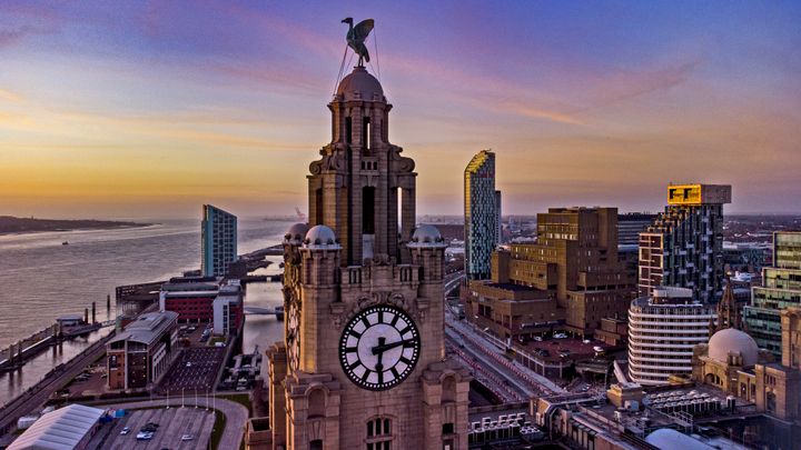 Royal Liver Building in Liverpool