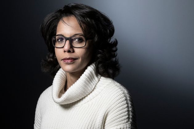 Audrey Pulvar, adjointe à la mairie de Paris, chargée de l'alimentation durable, de l’agriculture et des circuits courts. L'élue a provoqué une vague de panique dans son parti (PS) après ses propos sur les groupes de paroles en non-mixité. (JOEL SAGET / AFP)