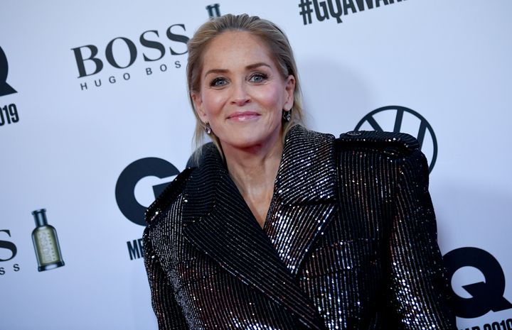 Sharon Stone pictured in 2019