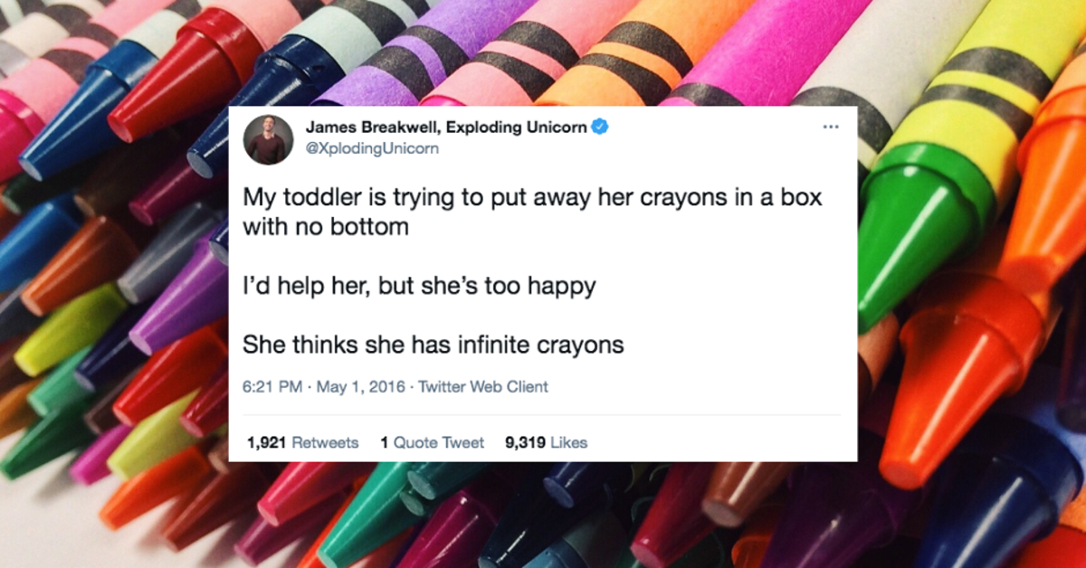 35 Hilarious Tweets From Parents About Crayons - Vimarsana News