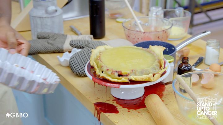 KSI's cherry pie did not turn out as he'd hoped