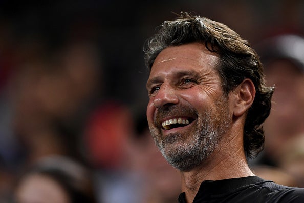 20 Ιανουαρίου 2021, Μελβούρνη - Αυστραλία. Ο Πατρίκ Μουράτογλου στην κερκίδα. (Photo by Hannah Peters/Getty Images)