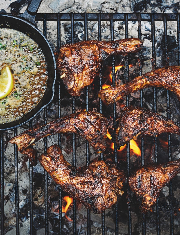 Barbecued cumin lamb chops