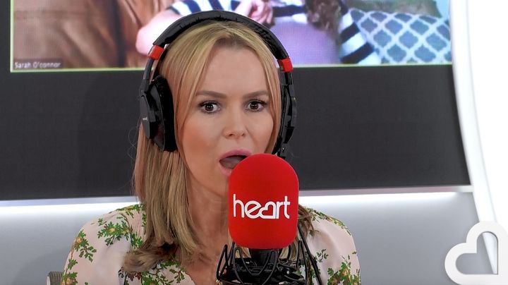 Amanda Holden could not mask her shock as the scene unfolded