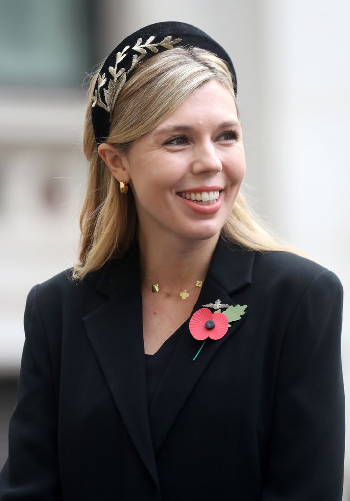 Carrie Symonds, partner of Britain's Prime Minister Boris Johnson, was appointed head of communications for the foundation earlier this year