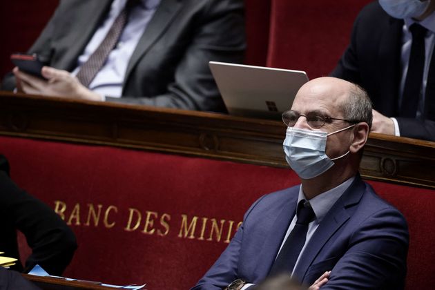 Le ministre de l'Éducation nationale Jean-Michel Blanquer à l'Assemblée nationale ce jeudi 1er avril