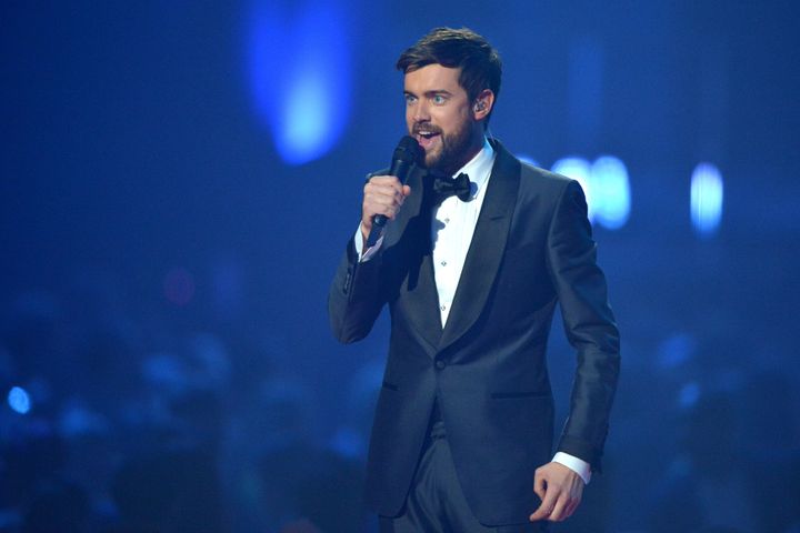Jack Whitehall on stage at last year's Brit Awards