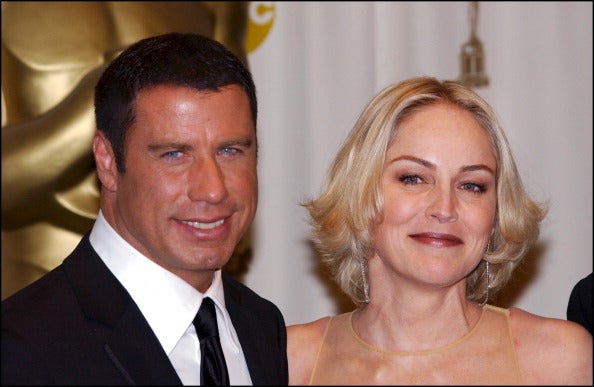 Τζον Τραβόλτα, Σάρον Στόουν, τελετή απονομής Οσκαρ 2002