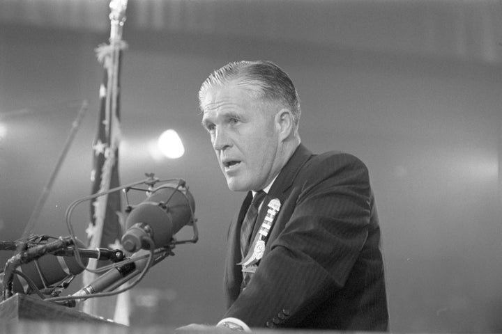 Michigan Gov. George Romney warned Republicans about the dangers of extremism in a famous 1964 speech that his then 17-year-old son, Mitt, watched from the front row. 