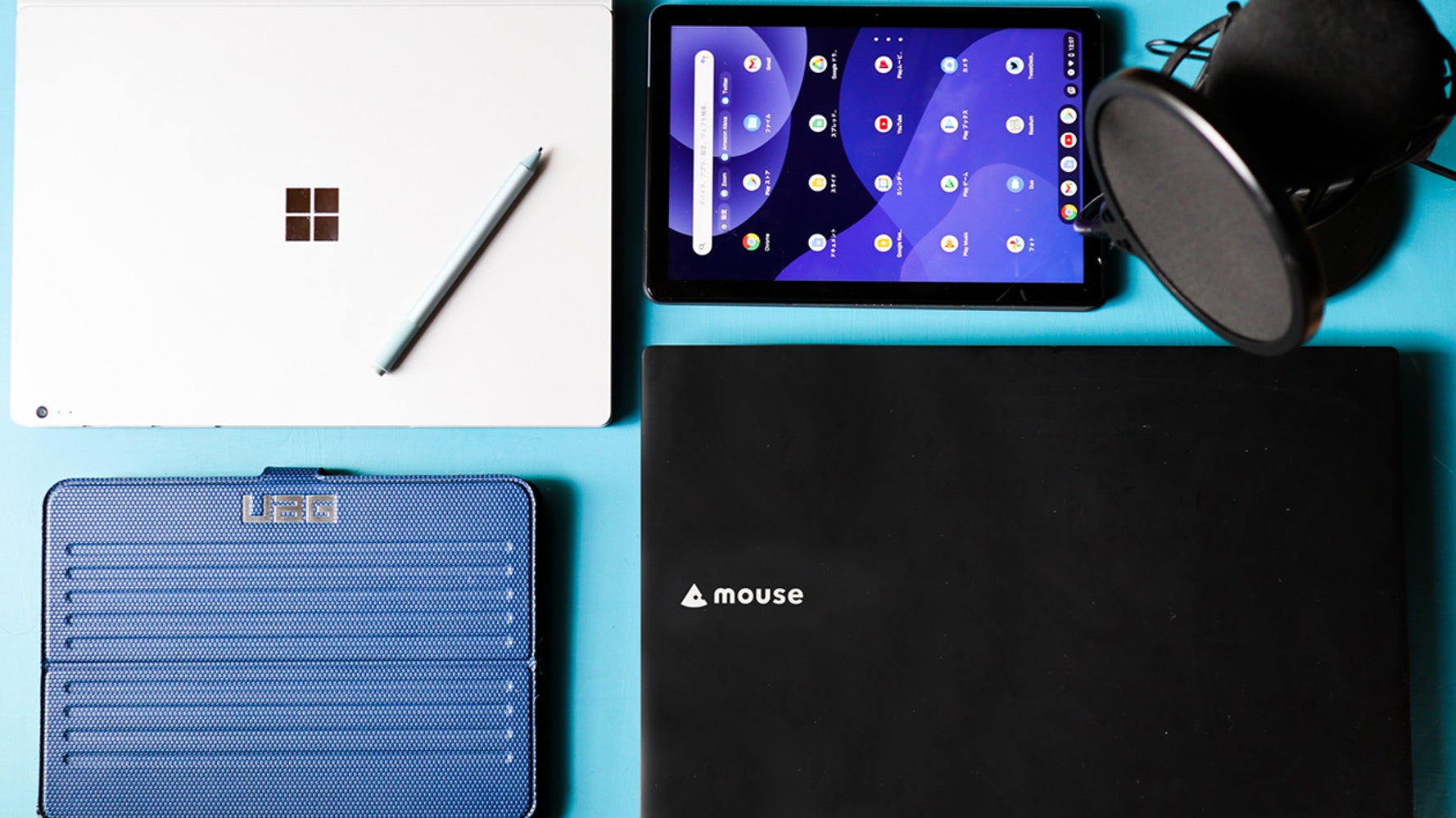 Microsoft はう Surface Pro4 青 キーボード・マウス・ペン付