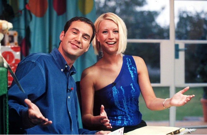 Johnny Vaughan and Denise Van Outen on The Big Breakfast