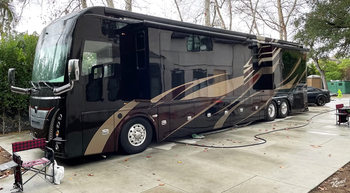 Dax Shepard's giant bus.