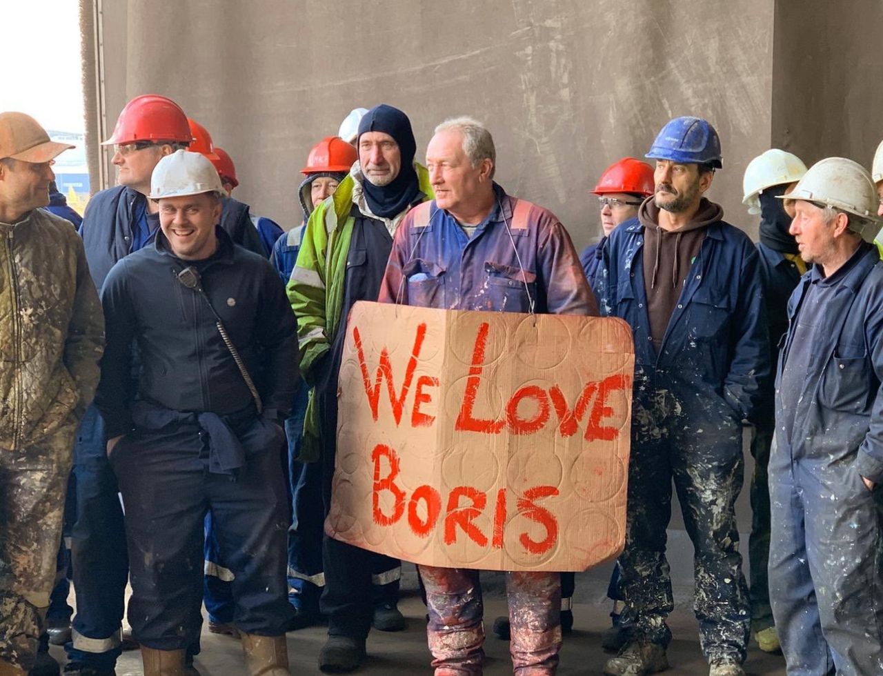 Teesside engineering workers during the 2019 election