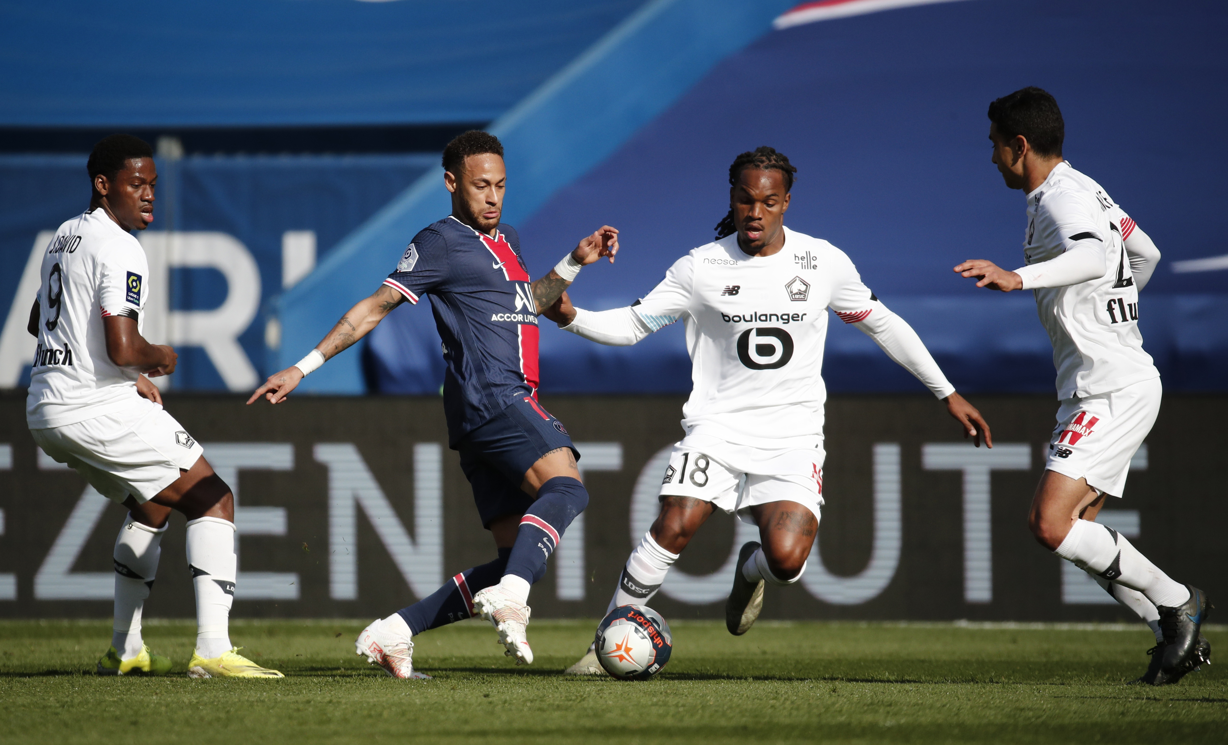 PSG-Lille: les Lillois reprennent la tête de la Ligue 1 après leur victoire