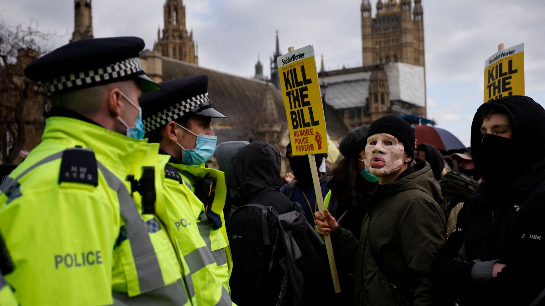 Thousands Rally In England And Wales Over Police Legislation