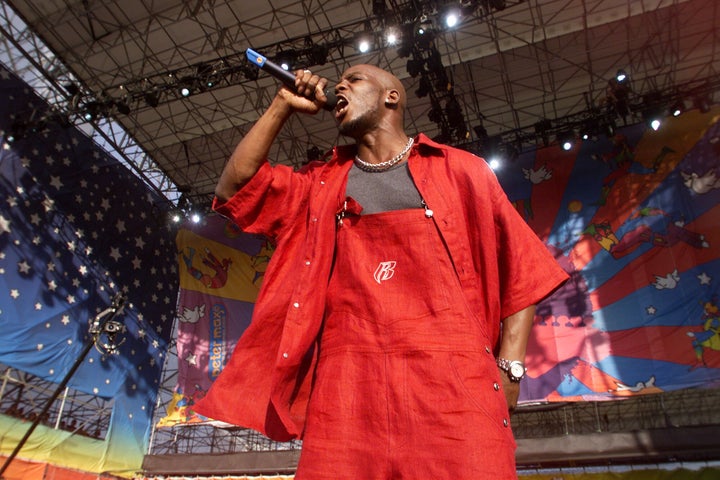 DMX performs at Woodstock '99 in Rome, New York, in July 1999.