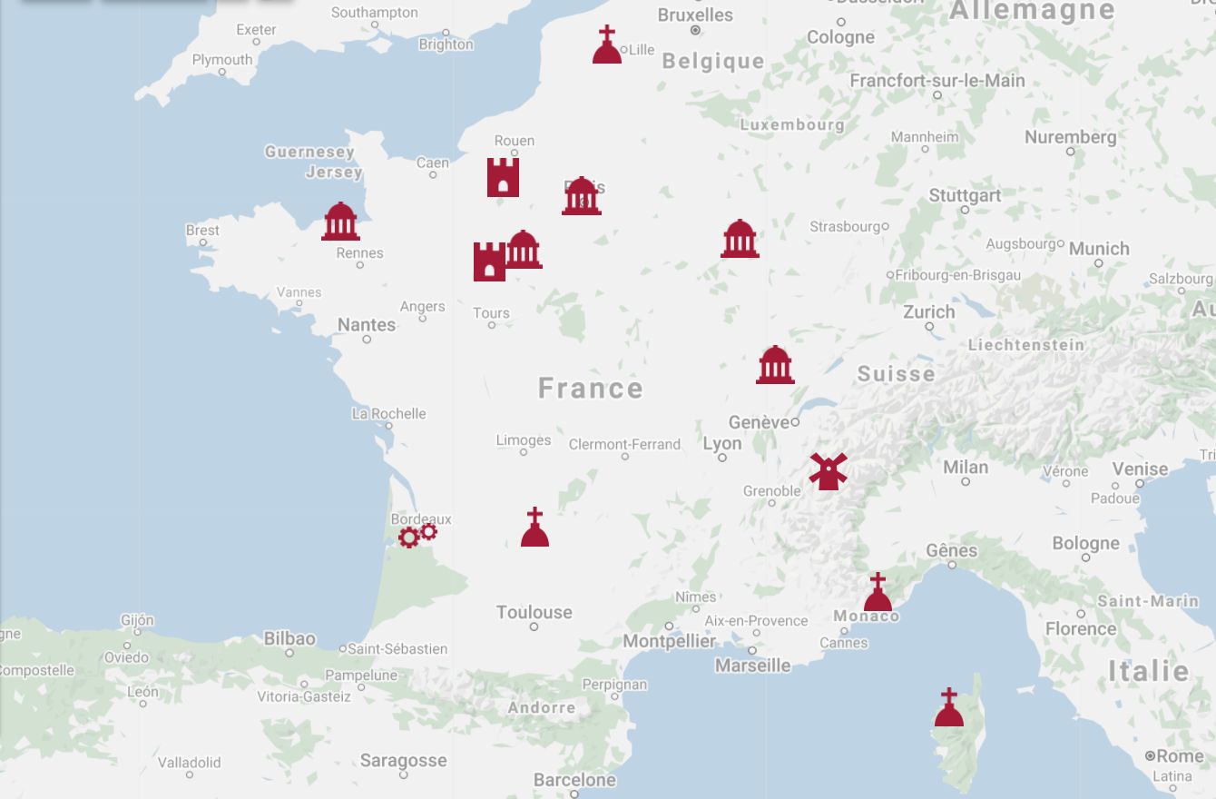 Les 18 sites choisis pour la nouvelle édition du Loto du patrimoine