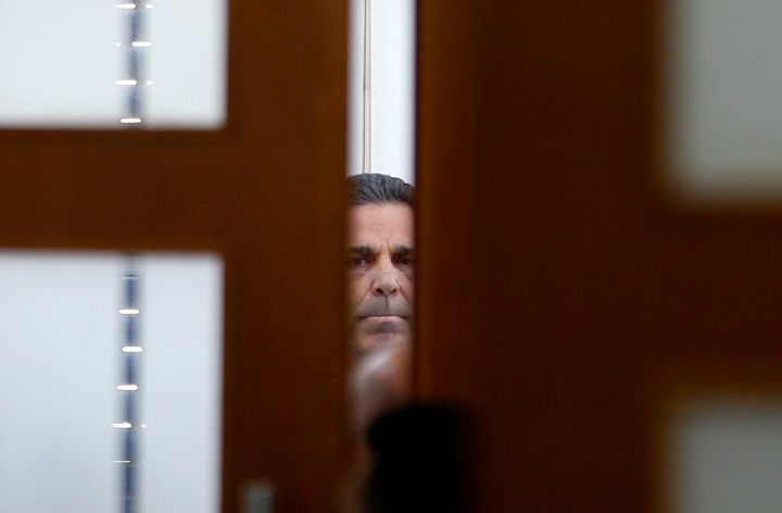 Ο Γκονέν Σεγκέβ, κάποτε μέλος του υπουργικού συμβουλίου του Ισραήλ, που καταδικάστηκε με την κατηγορία της κατασκοπείας υπέρ του Ιράν. Εδώ στο δικαστήριο, στα Ιεροσόλυμα, Φωτογραφία αρχείου, 5 Ιουλίου 2018. (Photo by RONEN ZVULUN / POOL / AFP) (Photo credit should read RONEN ZVULUN/AFP via Getty Images)