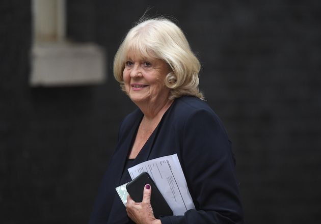 Dame Cheryl Gillan arriving for meeting being held at 10 Downing Street, central London. (Photo by Victoria Jones/PA Images via Getty Images)