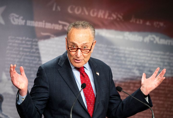 Senate Majority Leader Chuck Schumer (D-N.Y.) said Democrats would soon take action to repeal two Trump regulations.