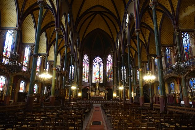 Samedi 3 avril, une messe ne respectant aucunement les mesures sanitaires en vigueur contre le covid-19 a eu lieu à l'église Saint-Eugène, à Paris (photo d'illustration de l'église Saint-Eugène-Sainte-Cécile, dans le IXe arrondissement de Paris - https://flickr.com/photos/22539273@N00/35119238852)