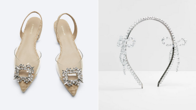 Zapatos de Uterqüe y diadema de Simone Rocha para H&M.