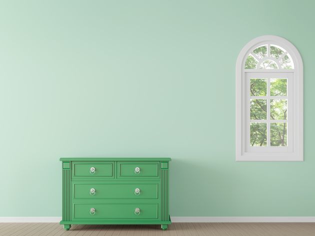 Painted furniture makes a room pop.