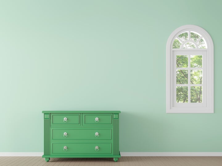 Painted furniture makes a room pop.