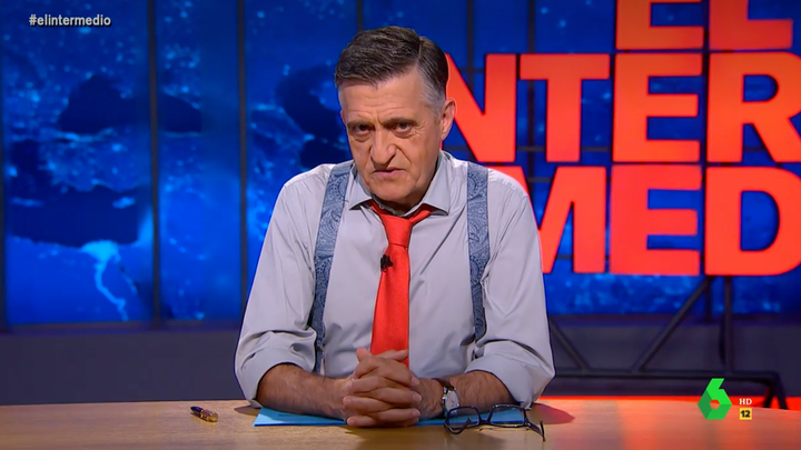 El gran Wyoming en 'El Intermedio', este martes.