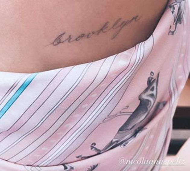 Brooklyn Beckhams Fiancée Nicola Peltz Unveils New Tattoo In Tribute To Him