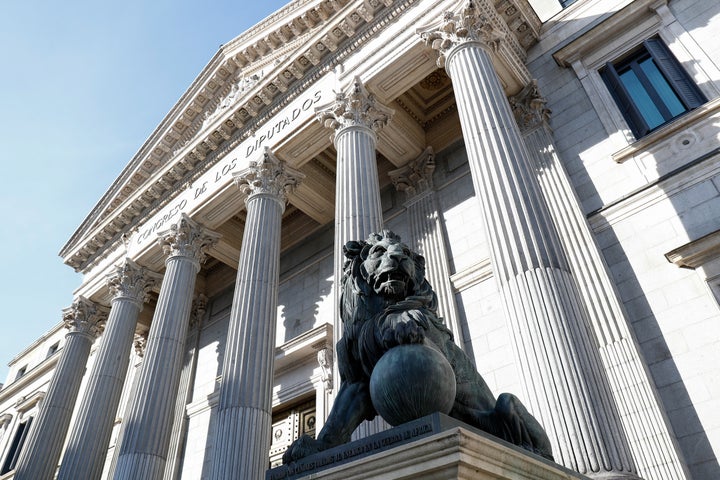 Fachada del Congreso de los Diputados.