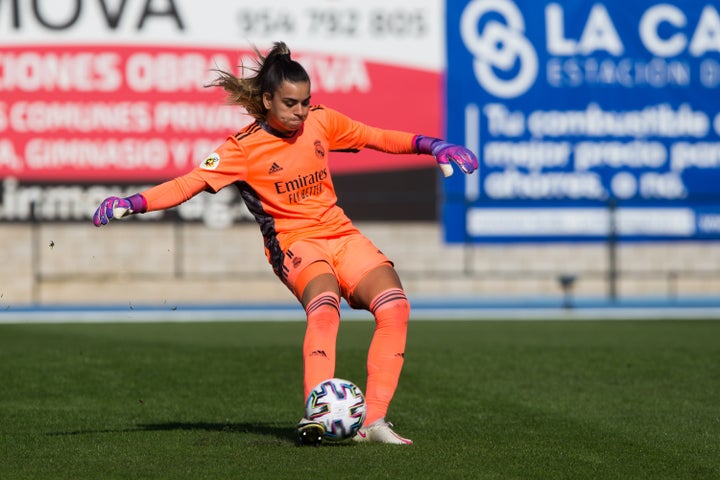 Misa Rodríguez durante un partido.