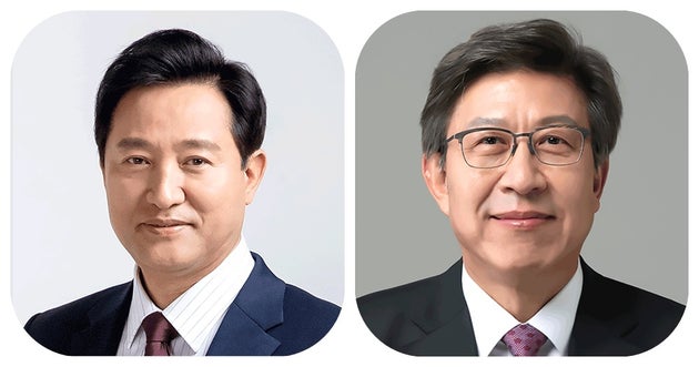 국민의힘 오세훈 서울시장 후보와 박형준 부산시장 후보 당선이 확실시됐다.