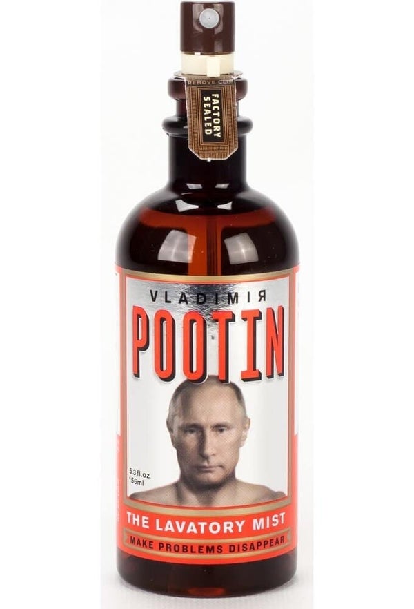 Does your mom like to dictate the odors of her bathroom? <a href="https://spymuseumstore.org/vladimir-pootin-spray/" target="