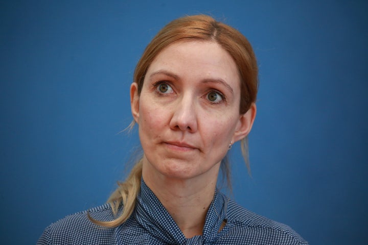 Sandra Ciesek, el pasado 12 de febrero.
