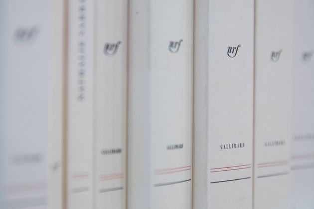 La collection Gallimard, lors du salon du livre de Paris en 2019.
