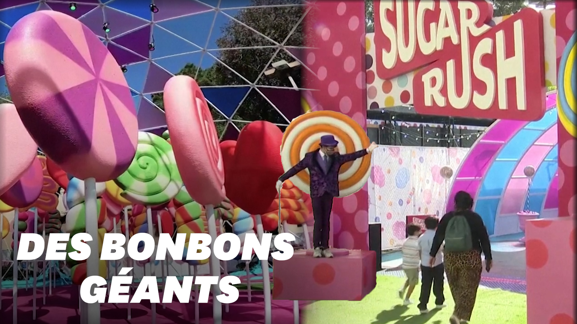 ‘’Sugar Rush’’, un parc sur le thème des bonbons à Los Angeles