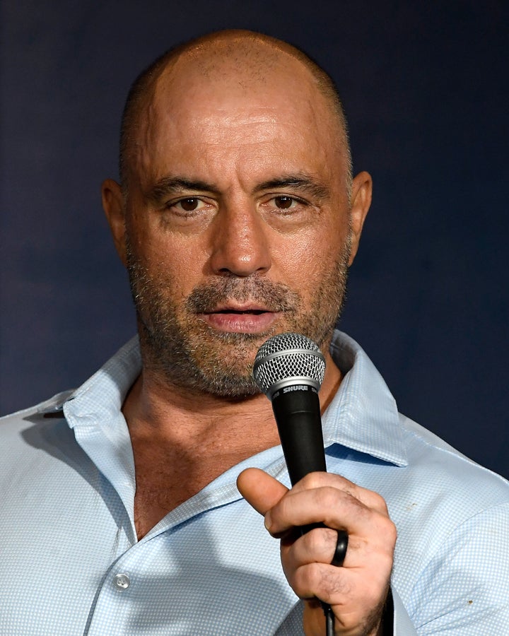 Comedian Joe Rogan performs at The Ice House Comedy Club on April 17, 2019, in Pasadena, California.