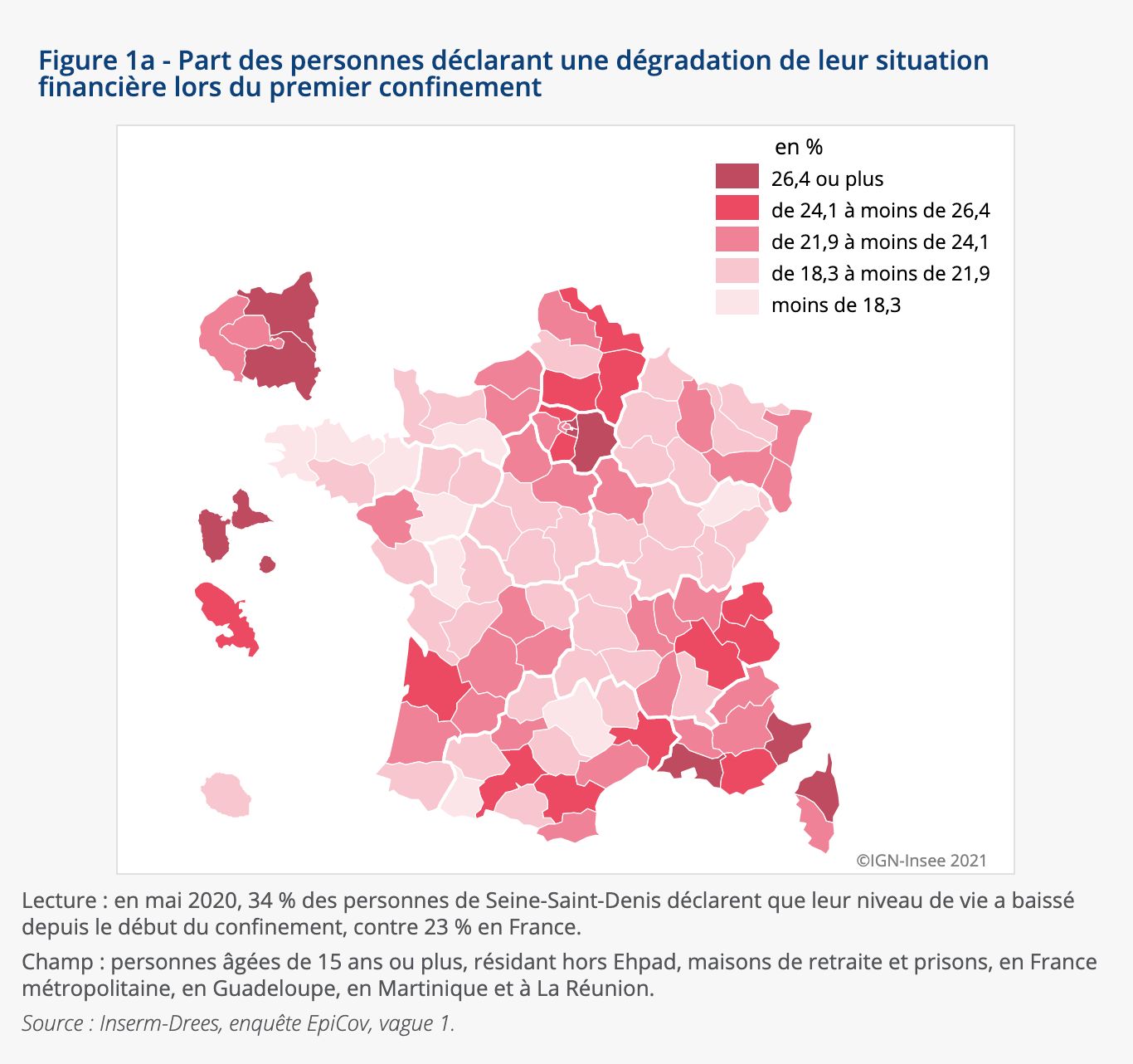 1er confinement: des conséquences économiques différentes selon les territoires