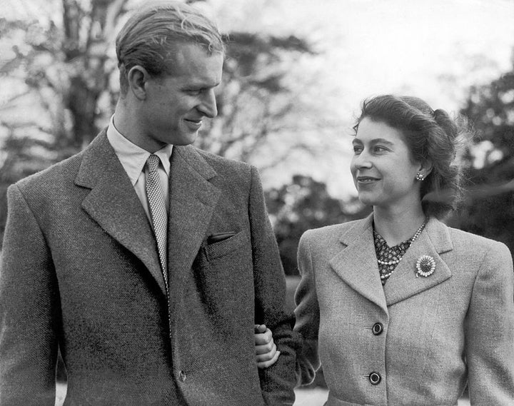 La reina Isabel y el duque de Edimburgo durante su luna de miel