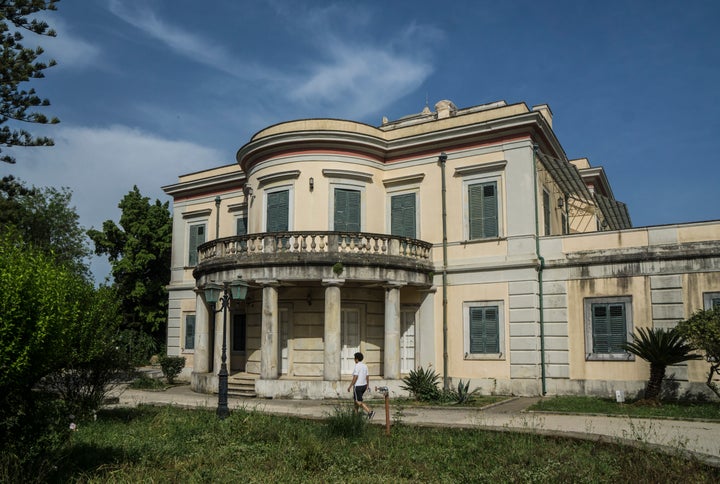 Aπρίλιος 2018. Το Μον Ρεπό στην Κέρκυρα. Photo: Frank Rumpenhorst/dpa (Photo by Frank Rumpenhorst/picture alliance via Getty Images)